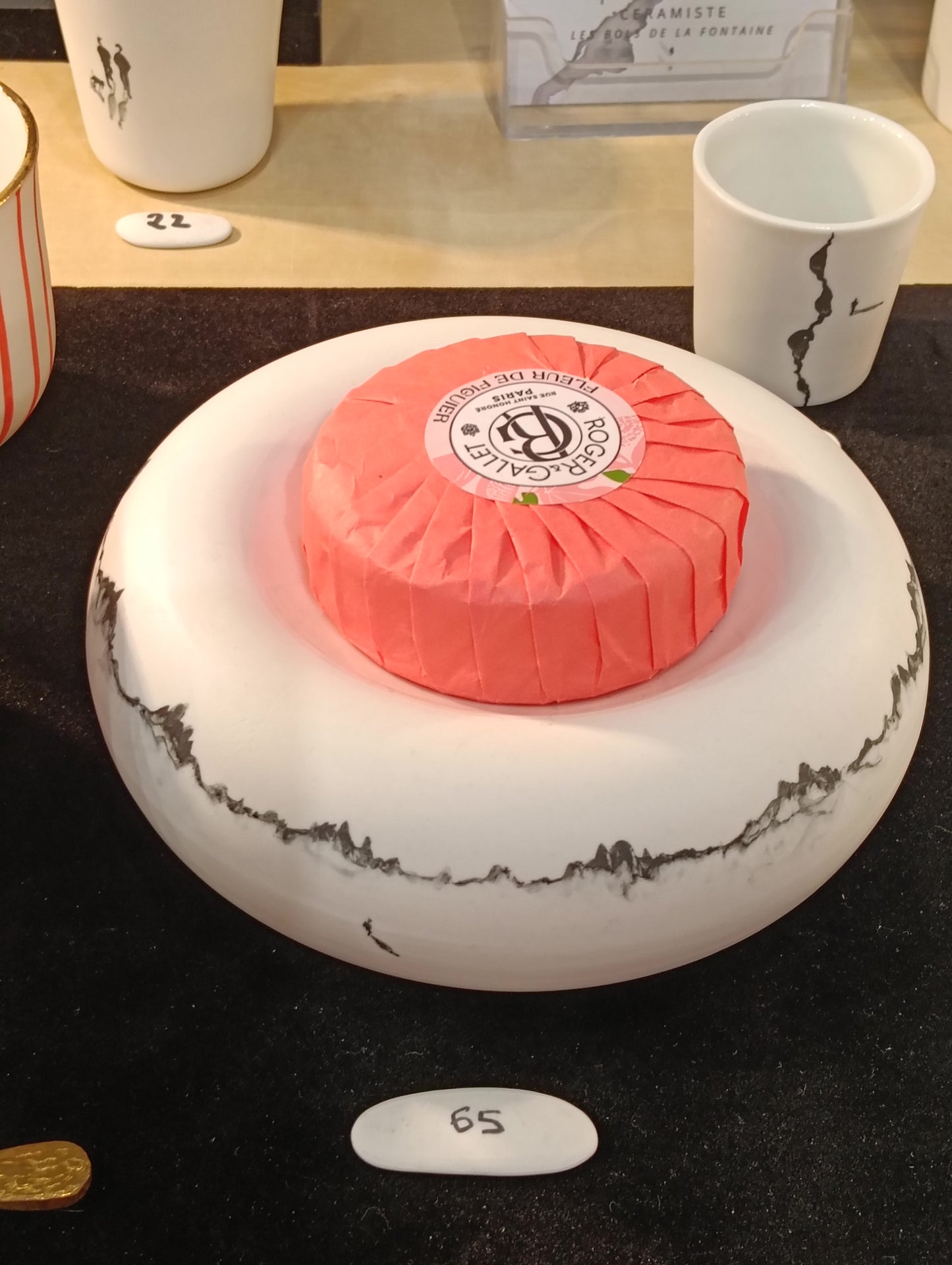 Donut - Hand-Painted Porcelain Trinket Dish