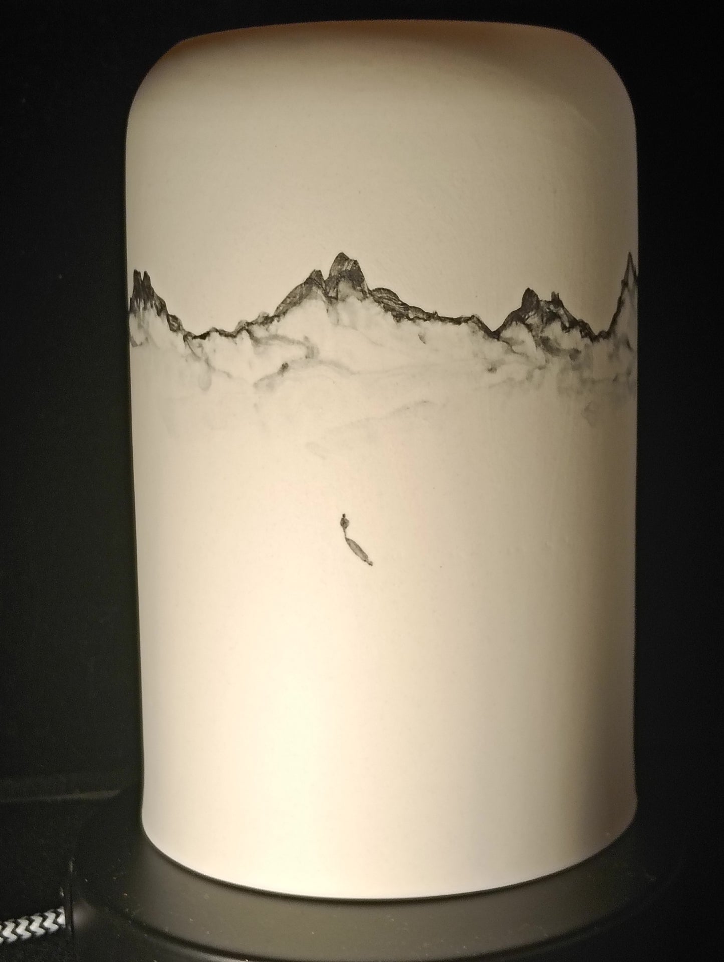 Lampe photophore à poser Montagne